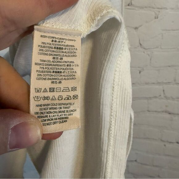 Free People Pacific Thermal Top White size medium - Picture 7 of 9